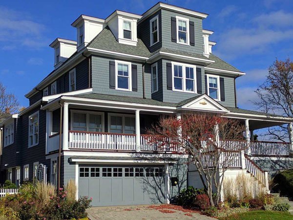 Home painted one of the popular exterior house colors for Marblehead an